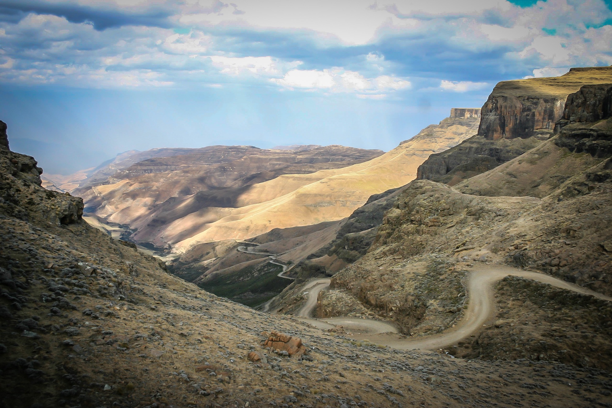 Sani pass lesotho and south africa